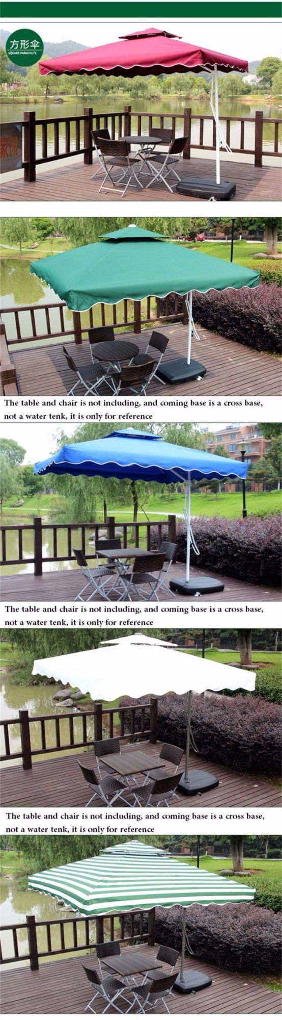 Round Outdoor Umbrella Folding Beach Umbrella Sun Shelter