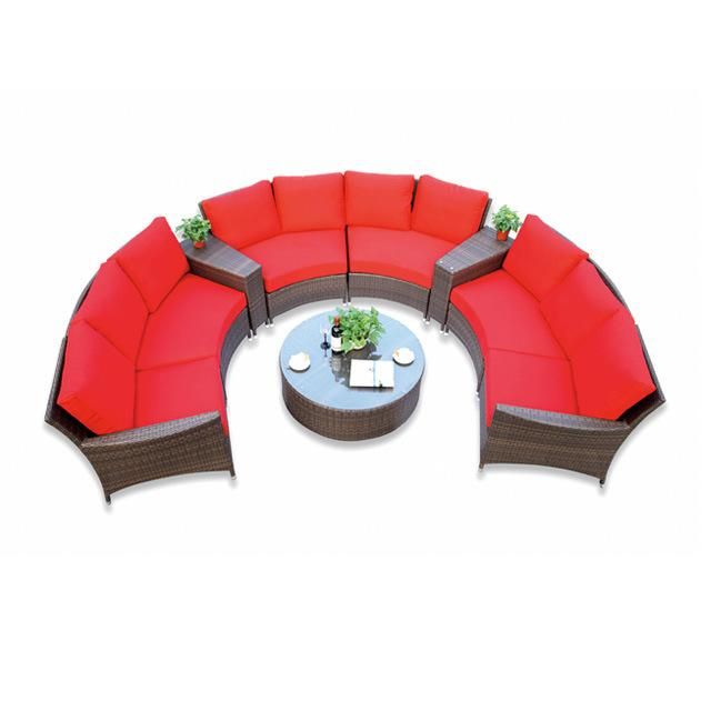 Garden Furniture Rattan Synthetic Sofa From Foshan