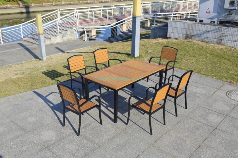 Commercial Home Balcony Leisure Funky Outdoor Wooden Cafe Chair Restaurant Chairs Set