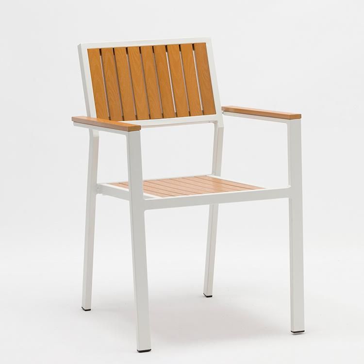 6 Seats Plastic Wood Outdoor Furniture Set All Weather