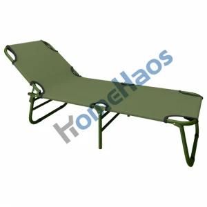 Adjustable Backrest Folding Beach Sun Lounger Adjustable Bed Folding Bed