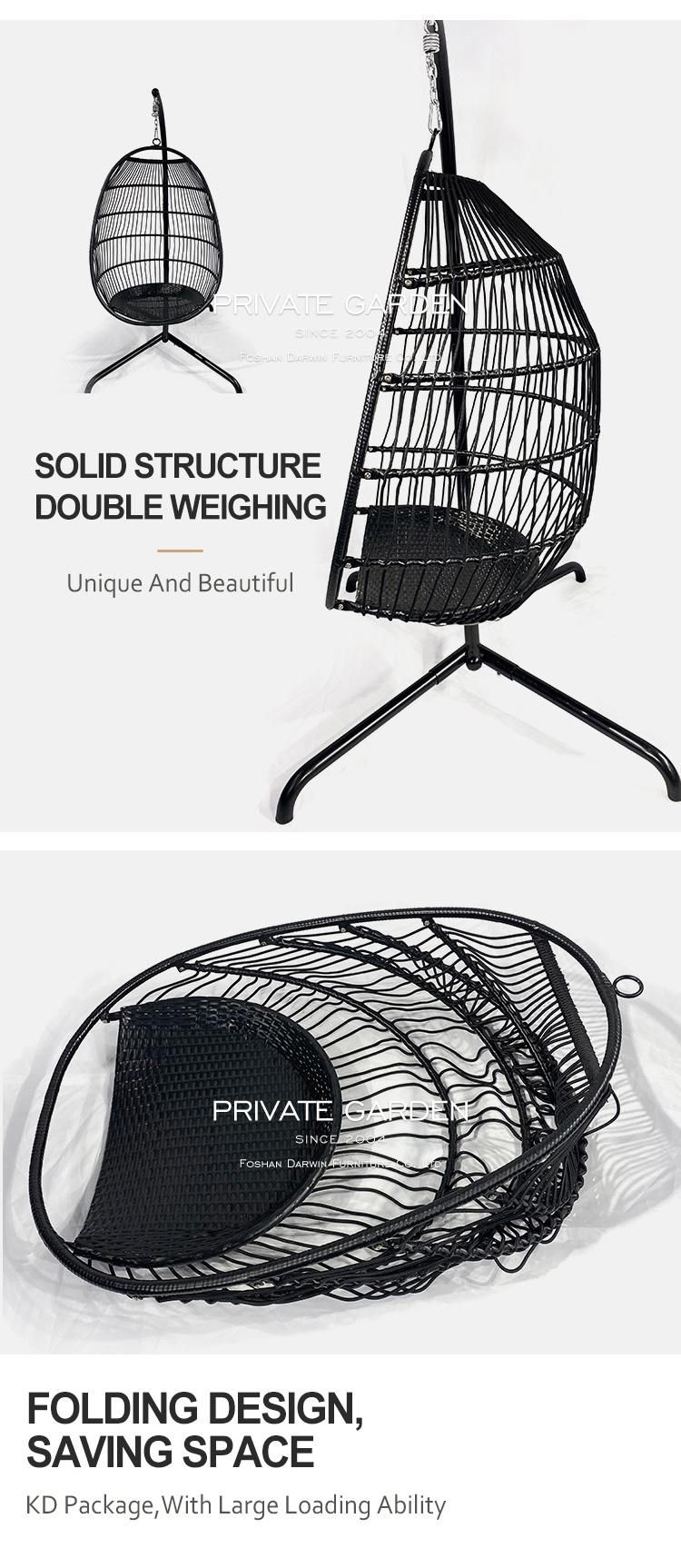 Foshan New OEM Hanging Egg Garden Swing Chair with Cheap Price Patio Hammock