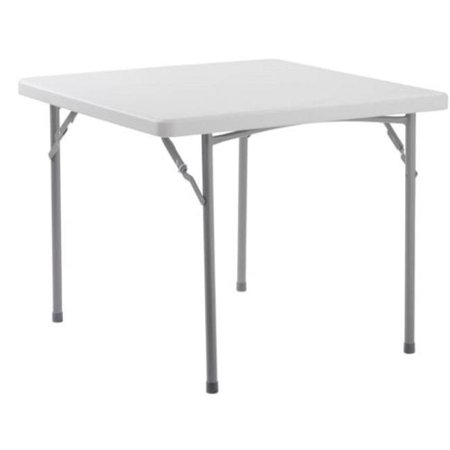 86cm Banquet Wedding Outdoor Portable White Plastic Square Folding Tables