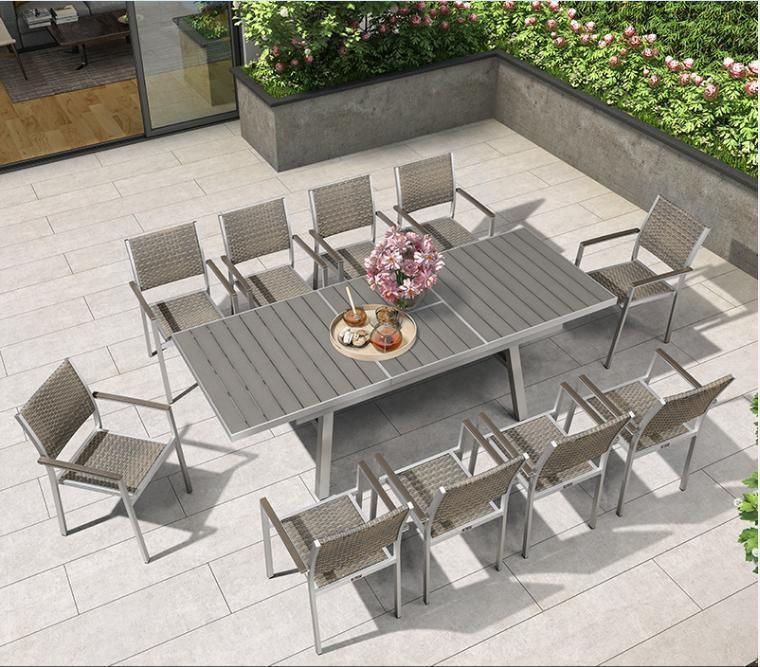 Outdoor Waterproof Plastic Wood Plywood Furniture Combination