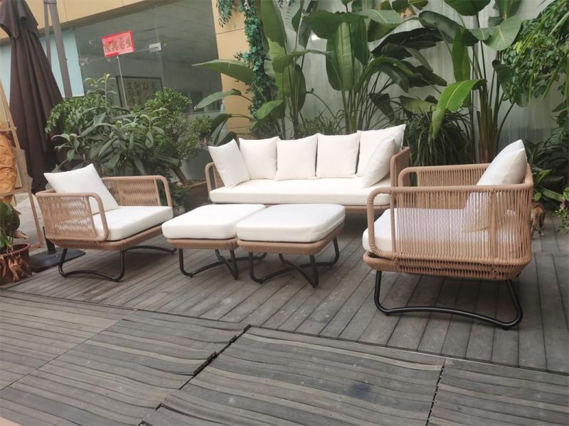 Modern Garden Outdoor Wooden Custom Furniture Set Other Outdoor Patio Furniture Sofa Set