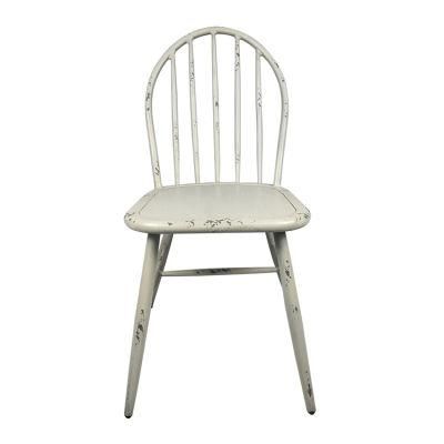Ivory Color Weather Resistant Outdoor Restaurant Garden Luxury Royal Wedding Chair
