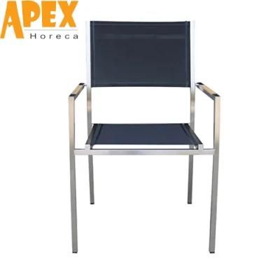Factory Price Wholesale Modern Outdoor Furniture Stainless Steel Dining Chair