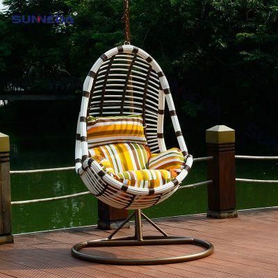 Modern Rattan Leisure Hanging Chair Outdoor Garden Swing Chair