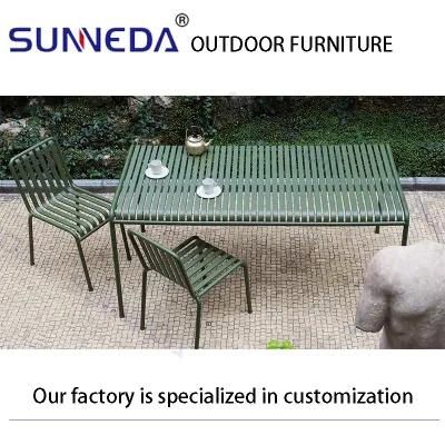 Modern Stack Structure Aluminium Alloy Durable High Quality Outdoor Furniture