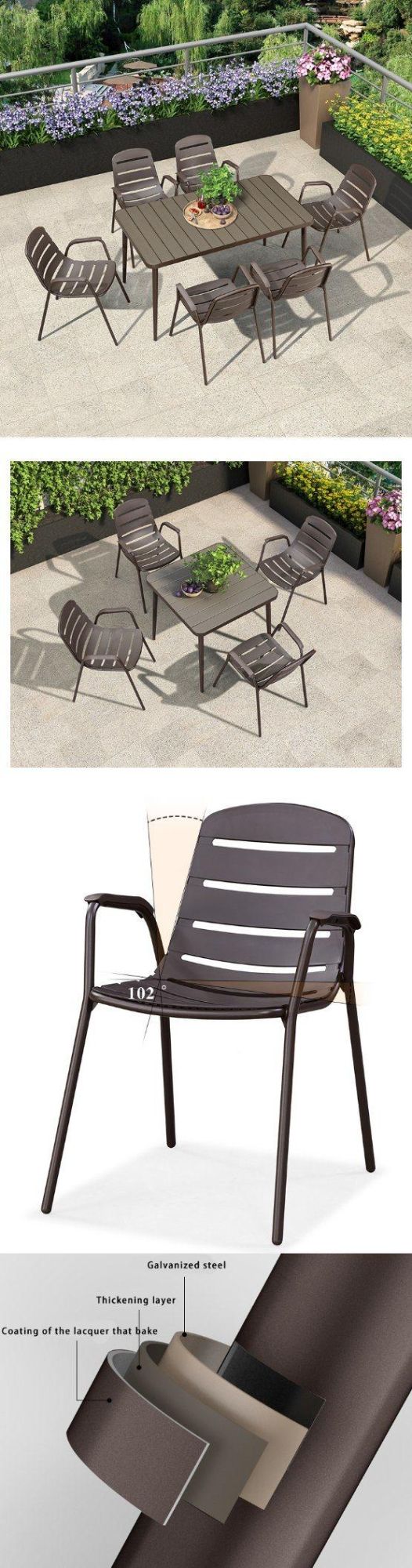Garden Balcony Rattan Furniture Table and Chair/Rattan Outdoor