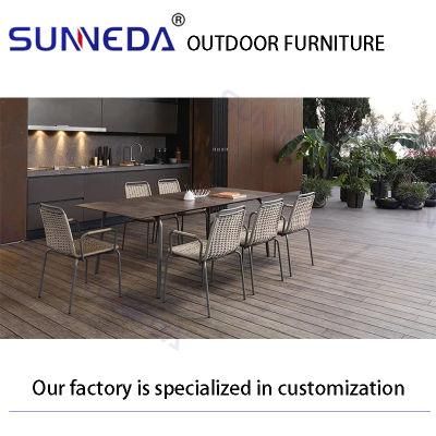 Hot Selling Luxury Modern Patio Dining New Design Outdoor Rope Chair