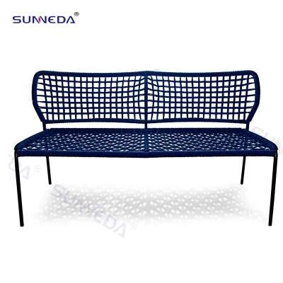 Outdoor UV Long Sofa with Rock Table Garden Furniture