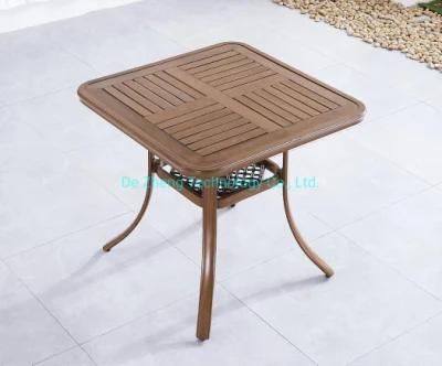 New Arrival Outdoor Garden Patio Furniture Moulded Aluminum Round Outdoor Table and Chairs Set