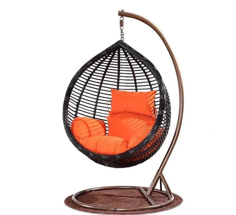 Wholesale Cheap Wicker Rattan Patio Balcony Hanging Indoor Swing Chair