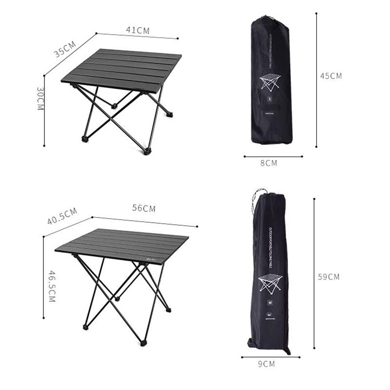 Portable Folding Table Aluminum Alloy Foldable Picnic Tables Outdoor Desk Barbecue Table Hiking Travel Camp Table
