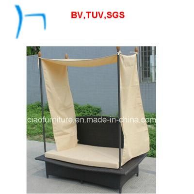 F-Beach Outdoor Furniture Rattan Sunbed (CF1036L)