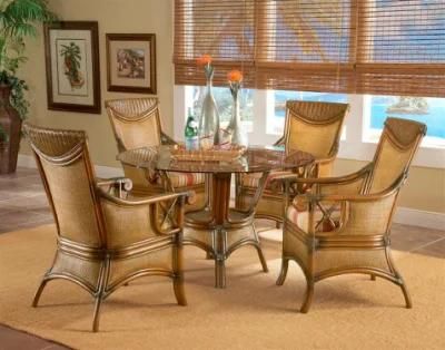 Durable Waterproof Dining Outdoor Indoor Garden Bistro Home Rattan Furniture Wicker Sofa Set