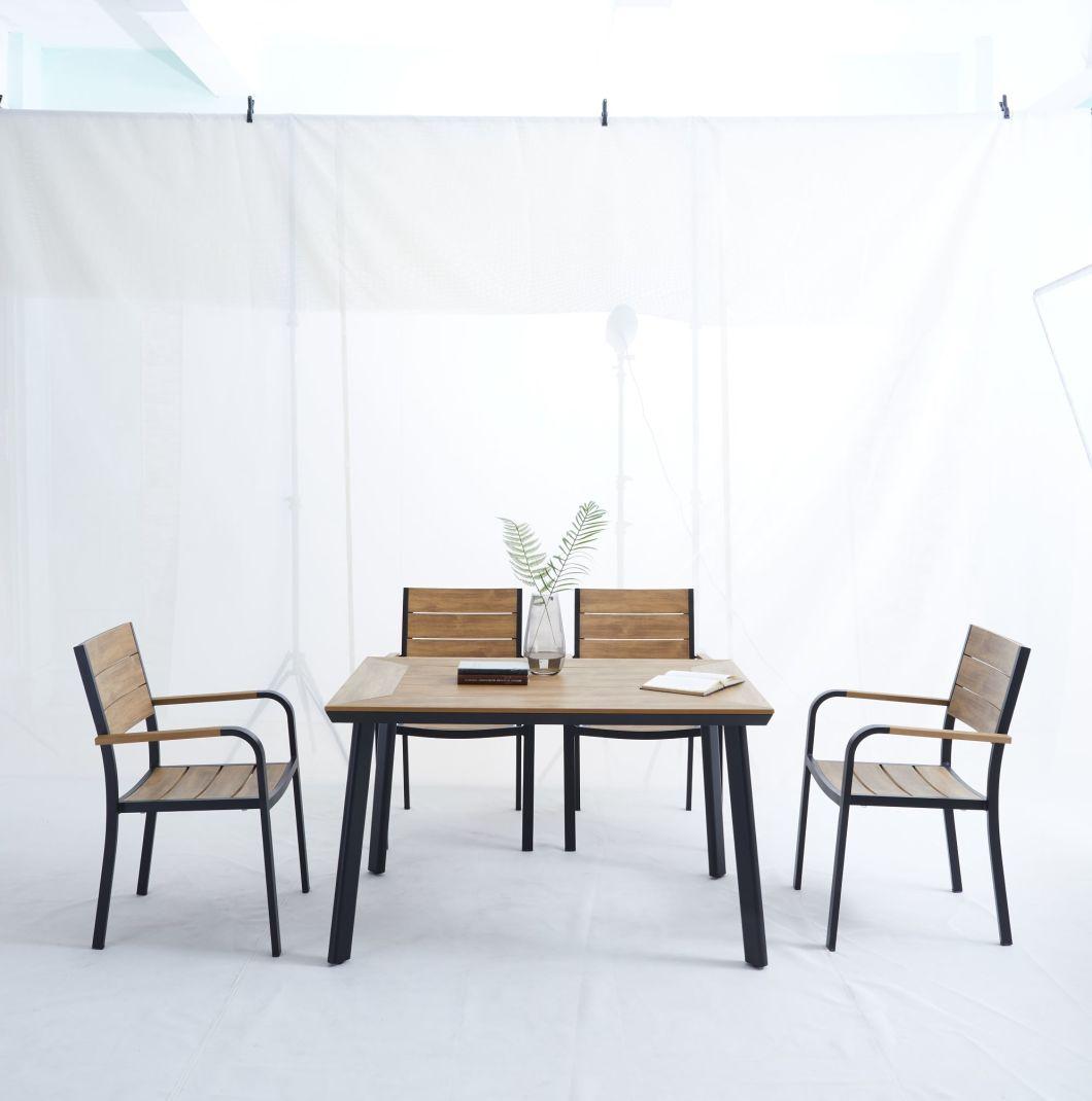 4 Seat Garden Chair and Table Aluminum Outdoor Garden Sets Dining Furniture Sets Dining Sets