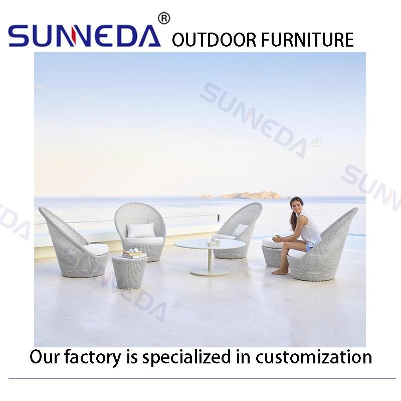 Garden Set Simple Ease Rattan Woven Single Sofa