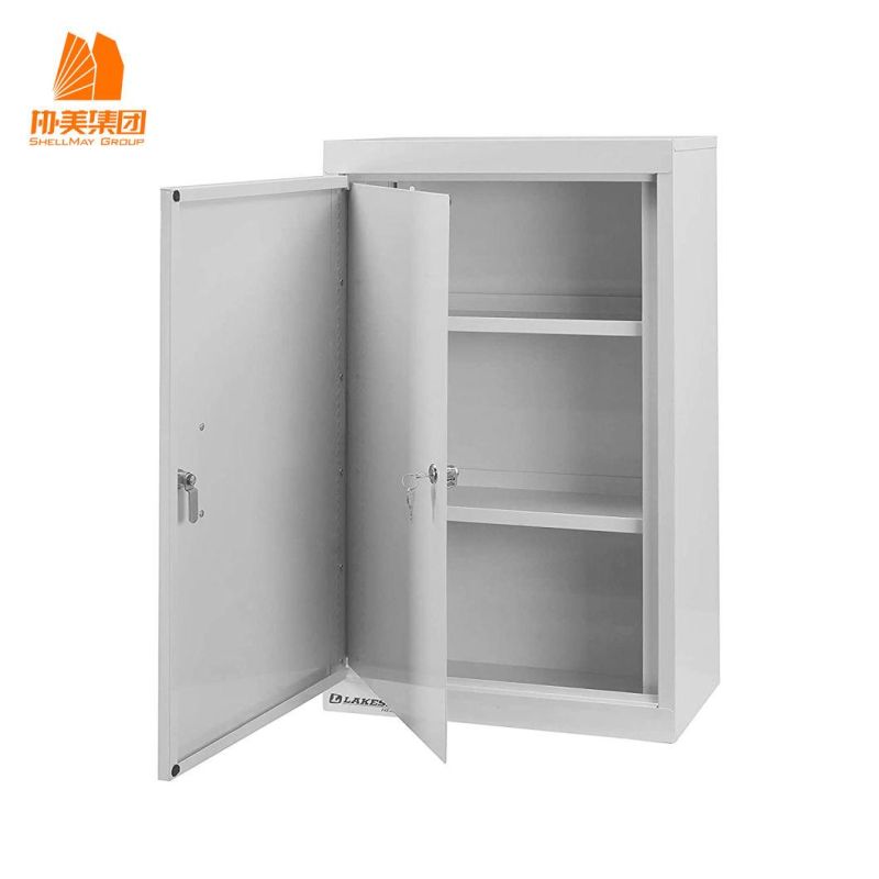 Yard or Garage Two-Layer Storage Lockers, Moisture-Proof Tool Cabine