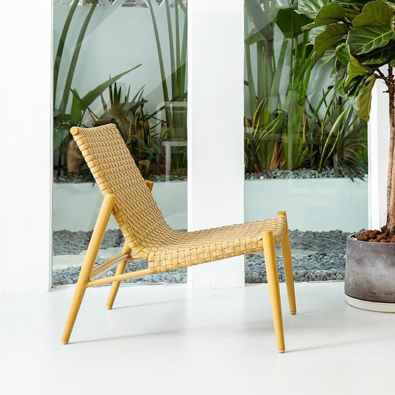 Outdoor PE Rattan Handmade Table and Chair Furniture