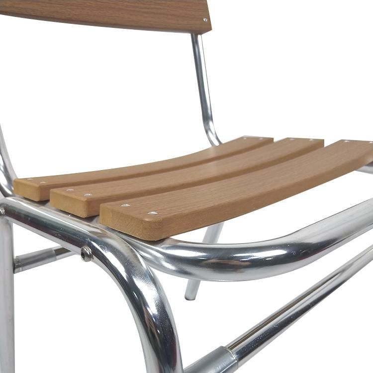 Street Outdoor White Ash Solid Wood Chair Outdoor Furniture