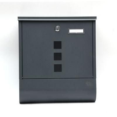 High Quality Mail Boxes with Newspaper Holder Outdoor Wall Mounted Mailbox