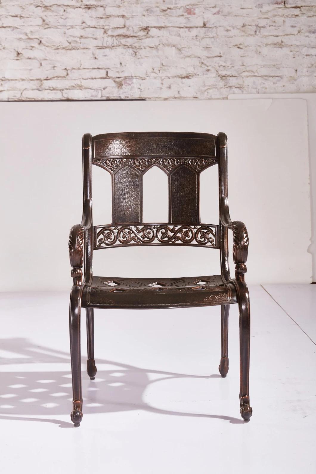 All Weather Aluminum Chair for Vineyard Backyard Garden Party