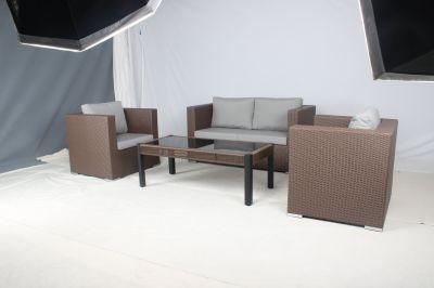 Wholesale Garden Use PE Rattan Modular Sofa Set Outdoor Furniture with Soft Cushion