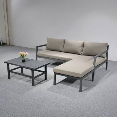 China Cafe Darwin Outdoor Circular Couch Metal Garden Sofa Set