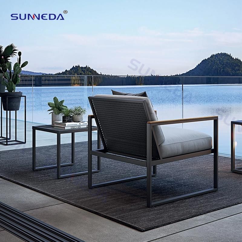 Modern Style Courtyard Webbing Sofa Garden Outdoor Furniture
