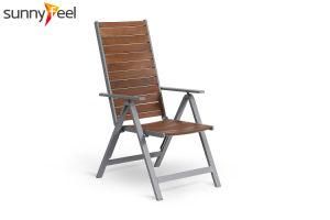 Outdoor Garden Backyard Leisure Solid Wood Folding Dining Chair