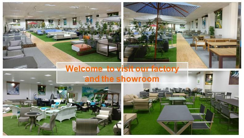 Teak Rope Woven Furniture Garden Sofa Set