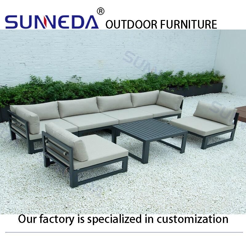 Wholesale Garden Aluminum Frame Modern Furniture Outdoor Chair Sofa