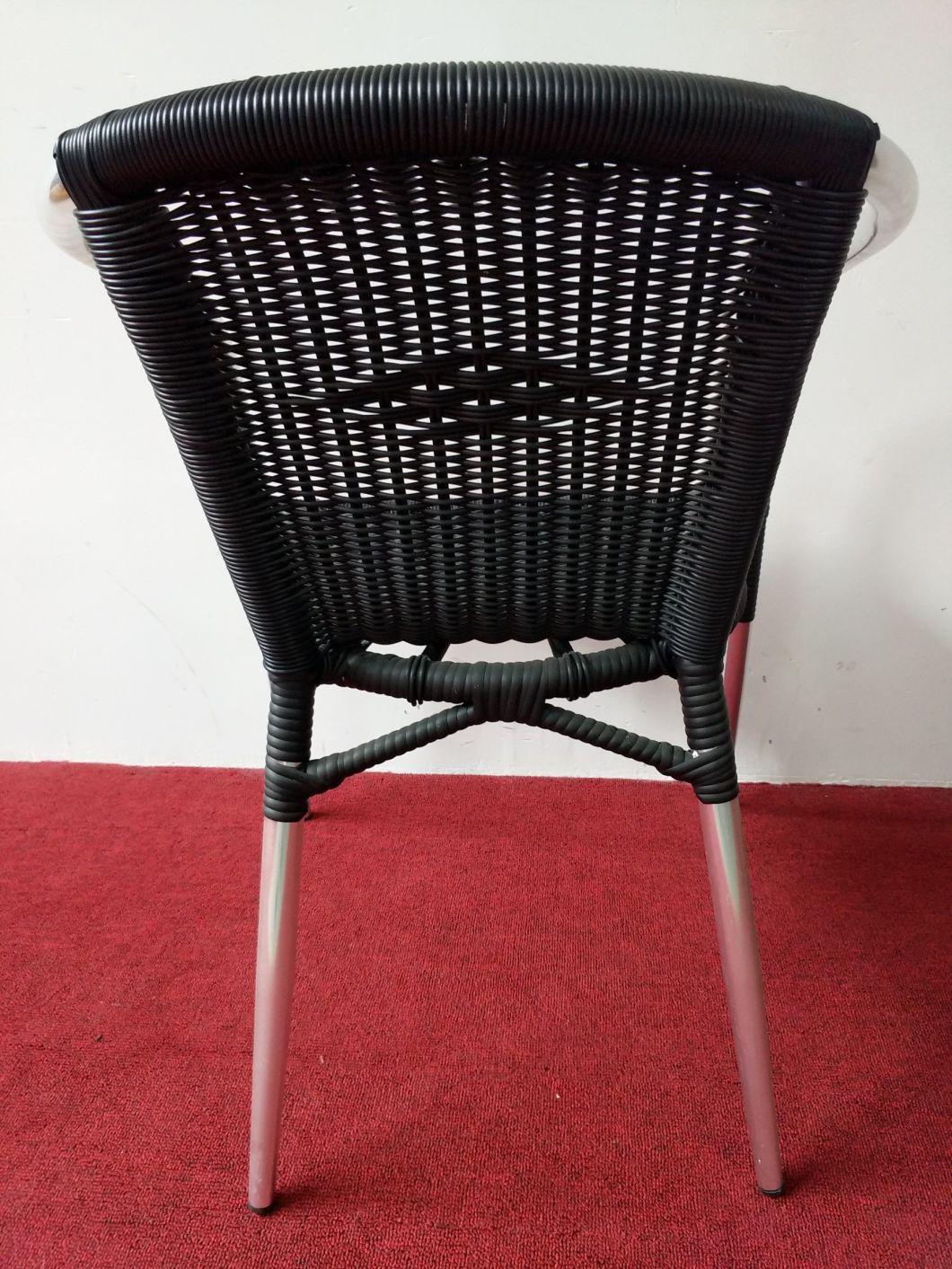 New Design Modern Outdoor Garden Restaurant Armrest Leisure Rattan Dining Chair