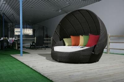Double Unfolded Darwin Day Beds Outdoor Patio Bed with Canopy
