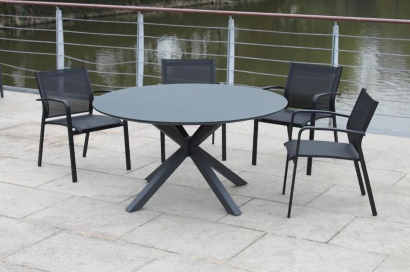Foshan Hotel OEM Outdoor Table 8 Seater Garden Dining Set