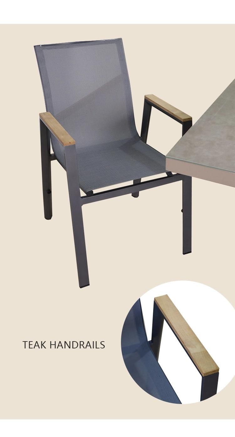 Customized New OEM Foshan Restaurant Rattan Sofa Dining Furniture Outdoor Extensible Table