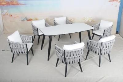 Factory Wholesale Waterproof Garden Furniture Outdoor Table and Chair Set