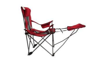 Deluxure Folding Chair with Footrest Beach Chair Fishing Chair
