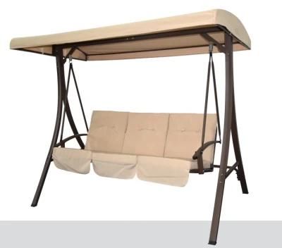 Square Tube Three Seat Swing Chair