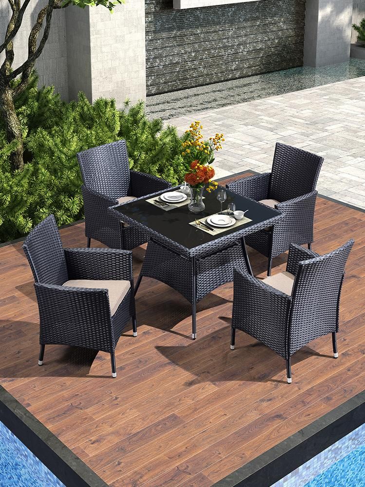 Good Selling Rattan Chair High Quality UV Resistant Soft Deep Cushion Backyard Relax Patio Modern Garden Outdoor Home Furniture