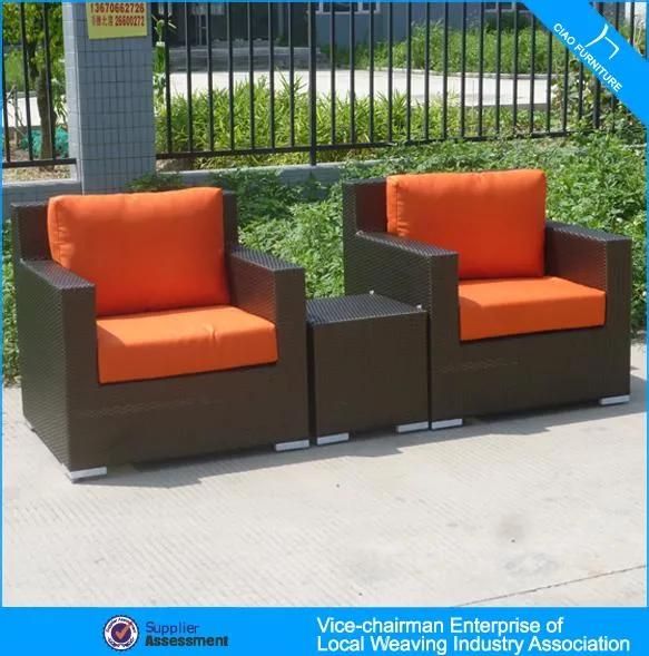 Hotel Furniture Single Sofa Set with Side Table