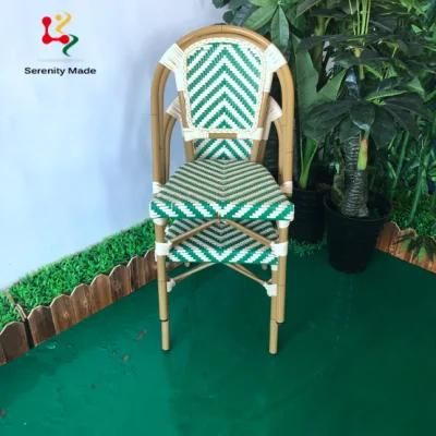 Stylish Water Proof Coffee Shop Outdoor Rattan Dining Chair