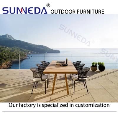 Outdoor Rope Furniture Balcony Set Comfortable Cafe Chair Rope Chair