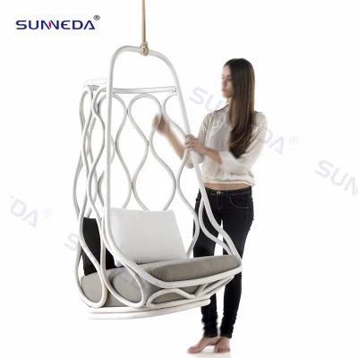Hot Sales Quality Metal Frame Egg Swing Single Outdoor Chairs