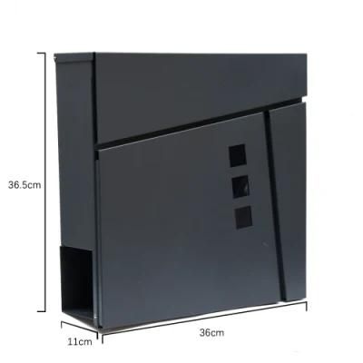 Manufacturer Outdoor Wall-Mounted Rustproof Mailbox Post Mailbox