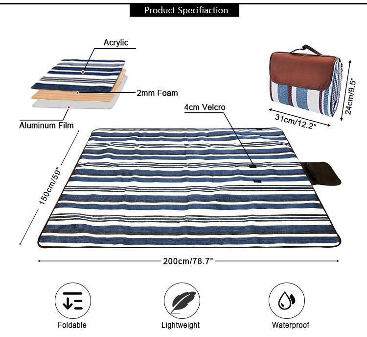 Outdoor Beach Picnic Mat Waterproof Camping Mat