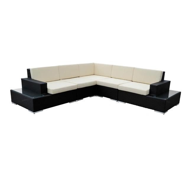 2016 Cheap Outdoor Furniture Rattan Corner Sofa
