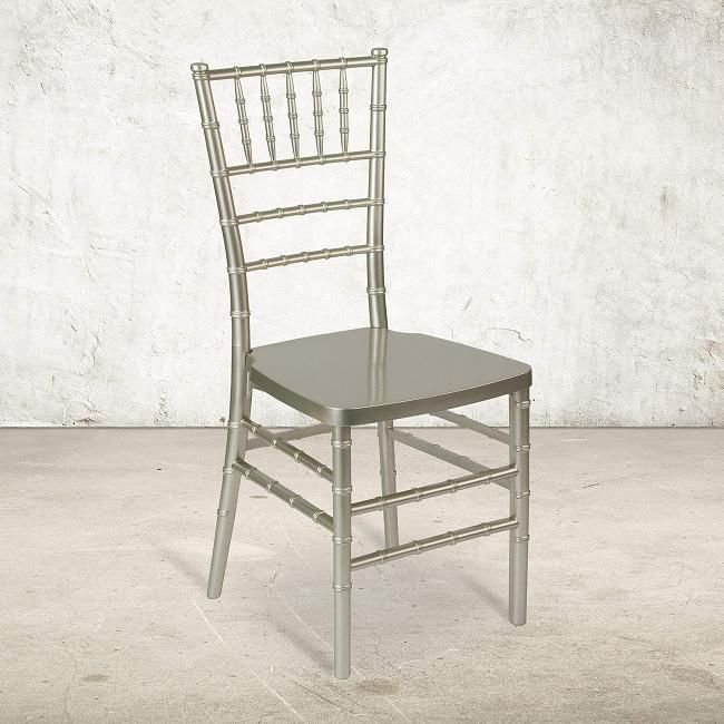 Gold Stackable Resin Metal Tiffany Chiavari Chairs for Wedding Event
